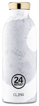 قنينة ماء معدنية - 500 مل - أبيض - CLIMA Bottle (500ml) Double Walled Insulated Stainless Steel Water Bottle, Eco-Friendly - 24Bottles - 35677