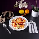 Royalford 10.5" Opal Ware Dinner Plate - Soup Plates Pasta Plates