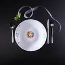 Royalford 10.5" Opal Ware Dinner Plate - Soup Plates Pasta Plates