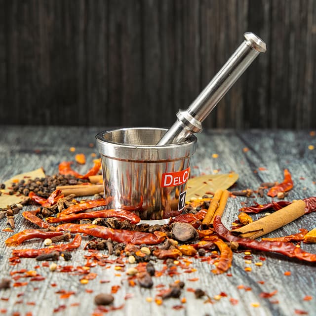 جرن ثوم و مدقة Delcasa Pestle & Mortar Set