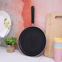 مقلاة فطائر غير لاصقة مقاس 26 سم من رويال فورد Royalford Non-Stick Pancake Pan - Induction Crepe Pan With Heat Resistant Handle, Griddle Dosa