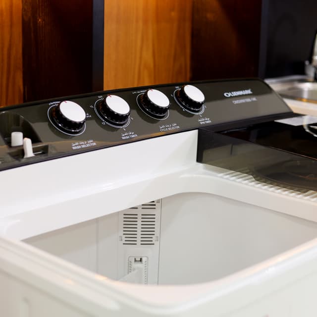 Olsenmark Semi Automatic Washing Machine, 14Kg - Twin Tub - Wash Power: 550W & Spin Power: 210W