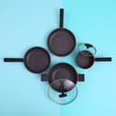 Royalford 7 Pcs ALU Nonstick cookware set 1X2