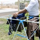 Royalford Adjustable Metal Cloth Dryer 159X62X102 Cm