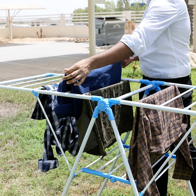 Royalford Adjustable Metal Cloth Dryer 159X62X102 Cm