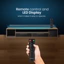 Olsenmark 2.1 High Bass Sound Bar, OMMS1286N | Small Sound Bar for TV with Bluetooth, USB, Opt, AUX Connection | 1400W PMPO | Mini Sound/Audio System for TV Speakers/Home Theater, Gaming, Projectors