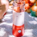 BLENDJET-V2 Portable Blender - World's Most Powerful Compact 16Oz Blender @22,000 RPM, 6 Stainless Steel Blades, Ice Crasher, USB-C Charging, Self Cleaning, Built-in Safety Feature, BPA Free - Red