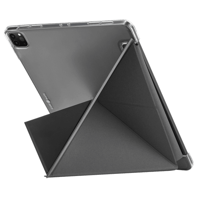كفر آيباد - أسود -  Multi-Stand Case for Apple iPad Pro 12.9" 2021 5th Gen|Folding Origami Folio Cover,  Slim & Thin, See - Case-mate