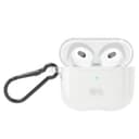 Case-Mate Apple Airpods 3rd Gen Case - Tough Clear Design, Lightning Port Access, Included Carbiner Clip, Precision Molded Fit, Wireless Charging Compatible - Clear