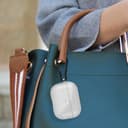 Case-Mate Apple Airpods 3rd Gen Case - Tough Clear Design, Lightning Port Access, Included Carbiner Clip, Precision Molded Fit, Wireless Charging Compatible - Clear