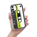 كفر آيفون بخلفية شريط موسيقي يدعم MagSafe و الشحن اللاسلكي  Casetify Cassette Collection Apple iPhone 12  Mini Case