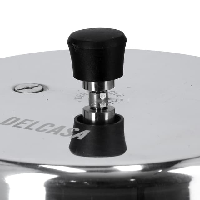 Delcasa 7.5L Aluminium Pressure Cooker - Lightweight & Durable Home Kitchen Pressure Cooker With Lid