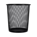 سلة مهملات Dustbin Circular Mesh Wastebasket Trash Can من Delcasa