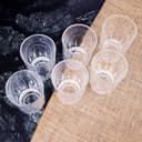 Delcasa 6Pcs 270Ml/ 9Oz Glass Tumbler - Portable Water Cup Drinking Glass