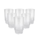 Delcasa 6Pcs 270Ml/ 9Oz Glass Tumbler - Portable Water Cup Drinking Glass