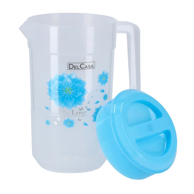 ابريق ماء 2.3 لتر مع أربع كاسات Delcasa 2.3 Litre Water Jug With 4 Glasses