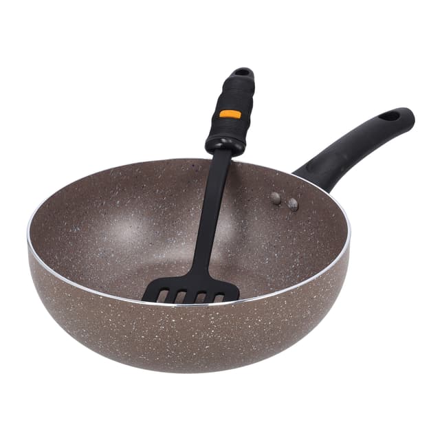 طقم أواني طهي غرانيت Granite Coated Smart Cookware Set - Delcasa