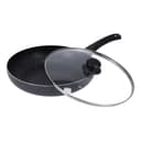 مقلاة ألمنيوم مقاس 26 سم Non Stick Aluminium Deep Fry Pan With Lid - Delcasa
