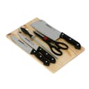 Delcasa 5 Pcs Kitchen Knife Set With Cutting Board