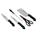 Delcasa 5 Pcs Kitchen Knife Set With Cutting Board