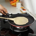 مقلاة بحواف رفيعة - 28 سم  Non-Stick Flat Tawa, Premium Quality Aluminium - Delcasa