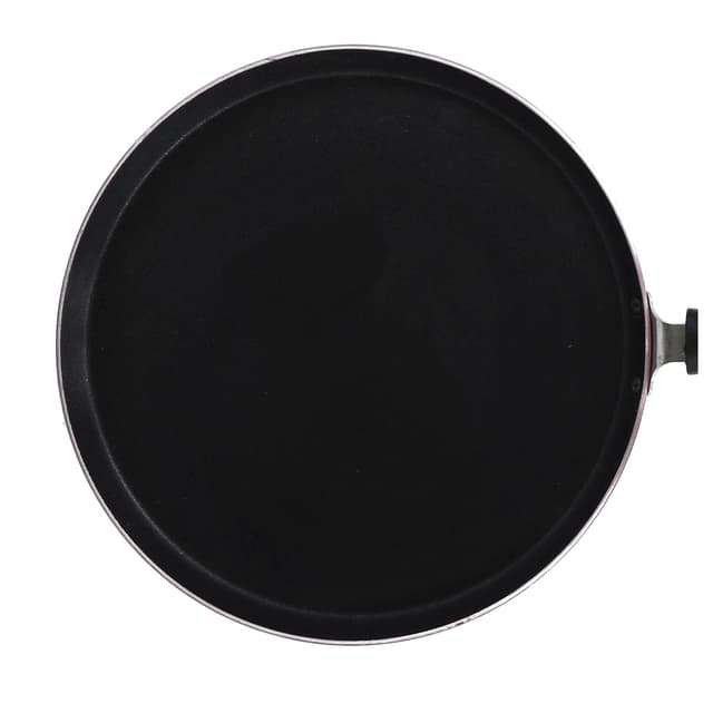 مقلاة بحواف رفيعة - 28 سم  Non-Stick Flat Tawa, Premium Quality Aluminium - Delcasa
