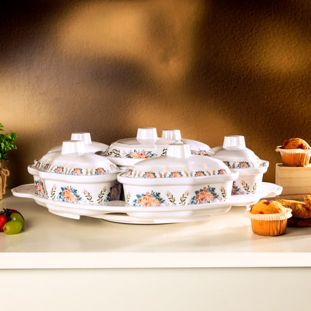 صينية تقديم Rotating Serving Tray - Delcasa