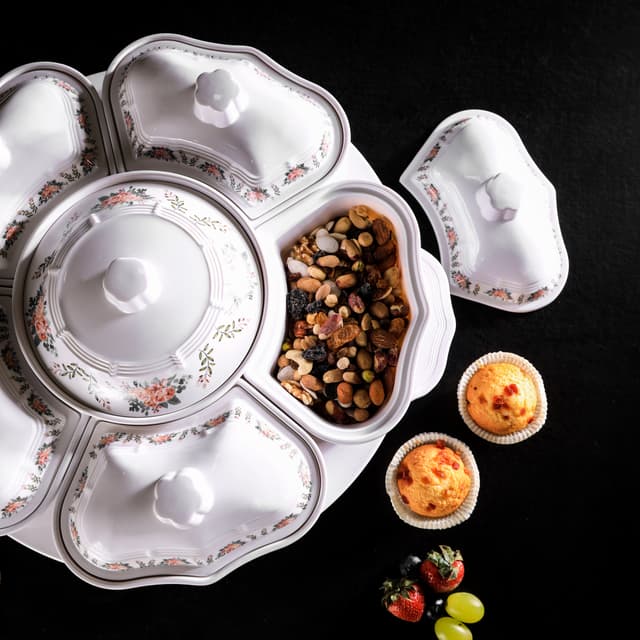 صينية تقديم Rotating Serving Tray - Delcasa