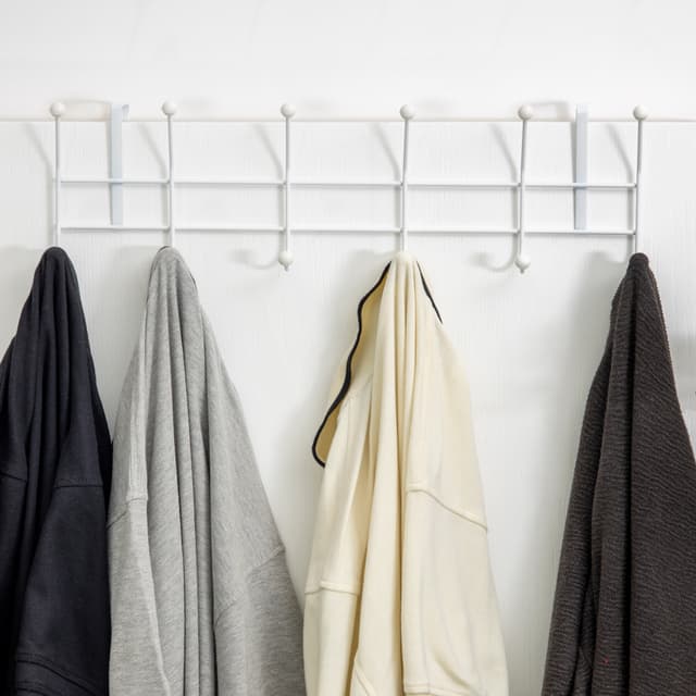 علاقة ملابس جدارية (شماعة) 12 خطاف Delcasa Wall Hanger 12-Hooks