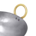 Delcasa Iron Kadai with Deep Round Bottom and Strong Handle | DC1989 | Traditional 23 cm Deep Frying Kadai | Ideal for Home Cooking, Restaurant Kitchen and Catering