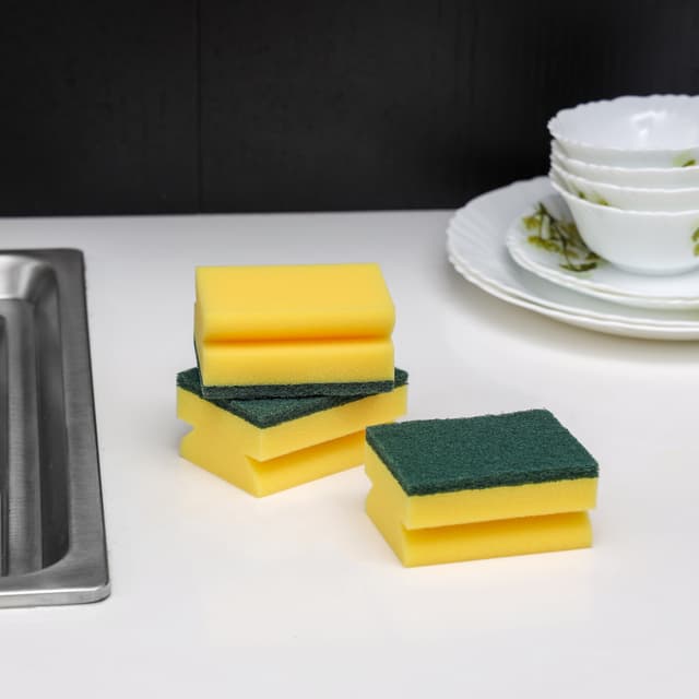 ليفة جلي (اسفنجة جلي) 3 قطع Delcasa 3Pcs Sponge Scrubber