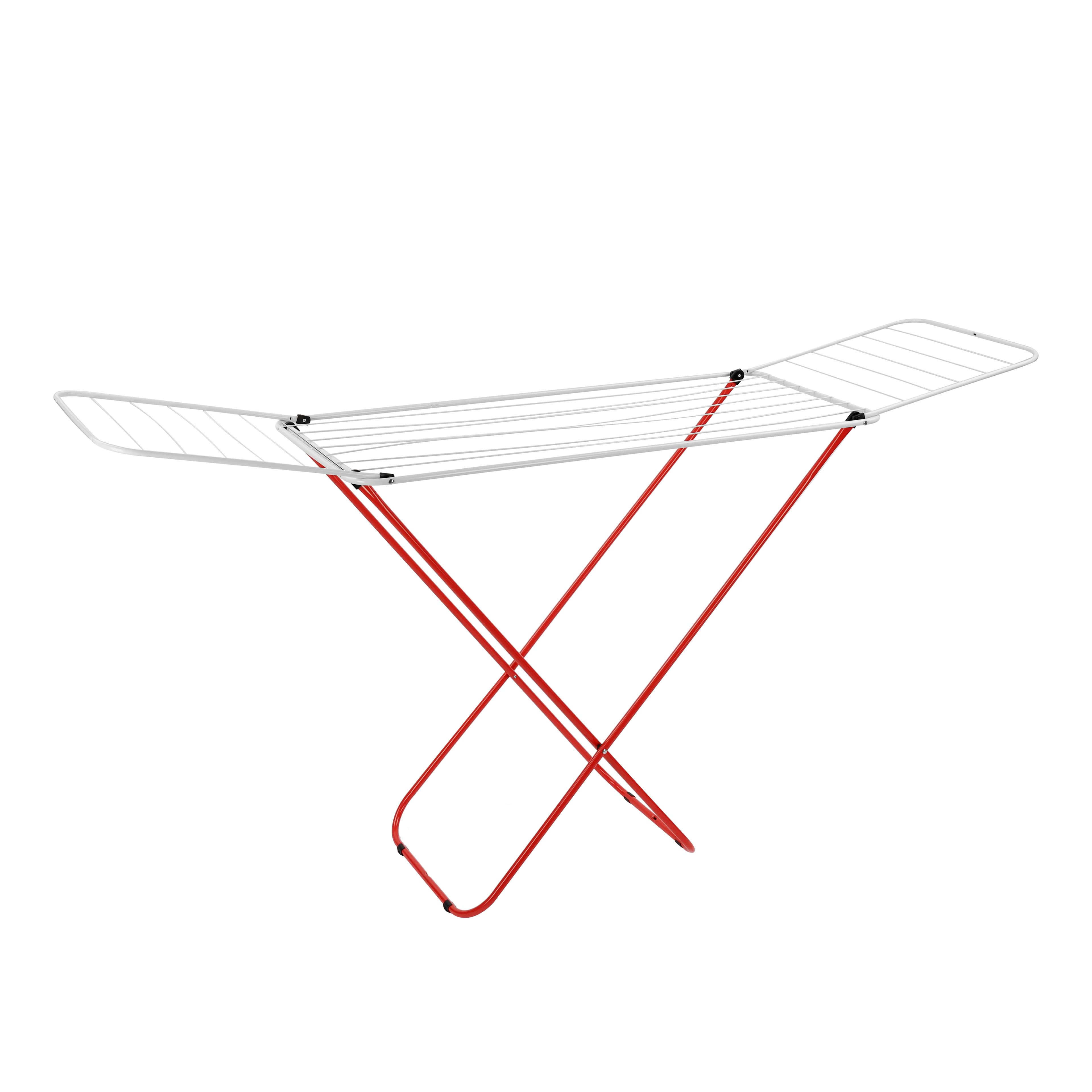 Delcasa 17m Imperial Clothes Dryer, DC2028 - Hang Your Clothes Freely Or With Hangers, Easy Folding Sturdy, Sleek & Heavy Storage, Durable, Powder Coated, Iron Wires & Frame
