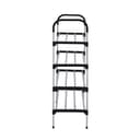رف أحذية معدني - 4 رفوف Shoe Rack, Chrome-Finish Durable Iron - Delcasa