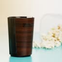 Delcasa Acrylic Water Glass, 380ml Capacity, DC2113 | 100% Food Grade Material & BPA-Free | Elegant Wooden Design | Perfect For Serving In Parties & Every Day Use | Unbreakable, Strong & Highly Durable