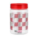 Delcasa Plastic Canister, 800ml Capacity, DC2181 | PET Plastic & Transparent | Wide Mouth | Lightweight & Durable | Easy To Clean | Food Friendly