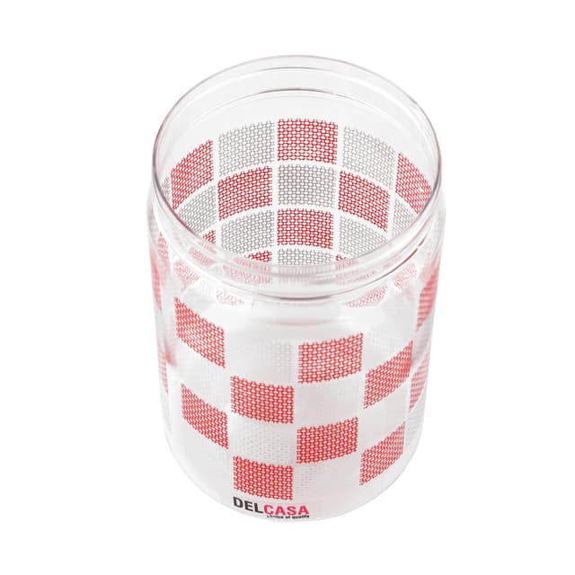 Delcasa Plastic Canister, 800ml Capacity, DC2181 | PET Plastic & Transparent | Wide Mouth | Lightweight & Durable | Easy To Clean | Food Friendly