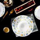 طقم سفرة طعام زجاج أوبال 33 قطعة ديلكاسا Opalware Dinner Set Delcasa