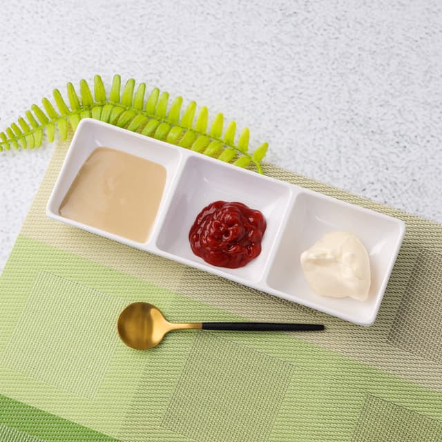 وعاء صلصة ثلاثي (9Inch) Delcasa Thrice Sauce Bowl