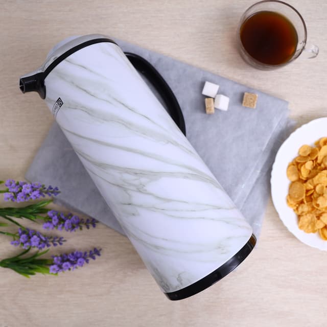 ترمس حافظ للحرارة (1.6L) Royalford Double Wall Vacuum Flask Marble