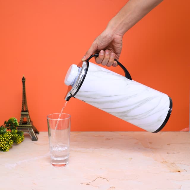 ترمس حافظ للحرارة (1.6L) Royalford Double Wall Vacuum Flask Marble