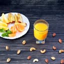 Royalford Acrylic Glass With Crystal Base - Transparent Water Cup Drinking Glass