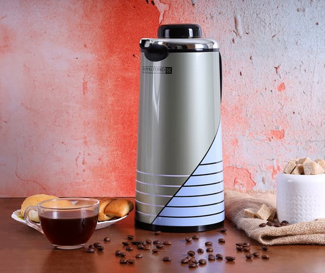 Royalford 1L Vacuum Flask - Heat Insulated Thermos For Keeping Hot/Cold Long Hour Heat/Cold Retention