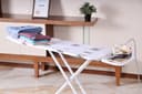 Royalford RF1510IB Mesh Ironing Board 134cmx33cmx88cm - Portable, Steam Iron Rest, Heat Resistant Cover |Lightweight Board with Adjustable Height & Rubber Feet Cover
