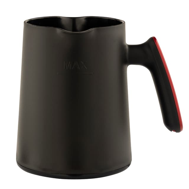 Geepas Turkish Coffee Maker, 4 Cups Capacity, GCM41515 | Plastic Materials With Stainless Steel Heat Plate | Overflow Prevention System | Sound Alarm System | Auto-Shut Off