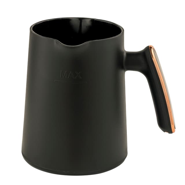 Geepas Turkish Coffee Maker, 4 Cups Capacity, GCM41517 | Plastic Materials With Stainless Steel Heat Plate | Overflow Prevention System | Sound Alarm System | Auto-Shut Off