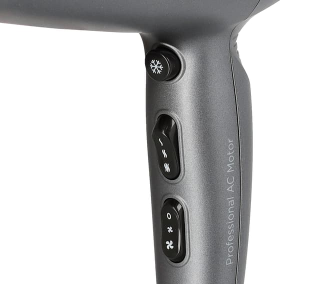 Geepas Hair Dryer Styling Concentrator, AC motor, GHD86052 - Iconic Function, Cool Shot Function,2300W, 2 Years Warranty, Portable Elegant Hair Dryer, Dryer for Frizz Free Styling, Durable and Lightweight