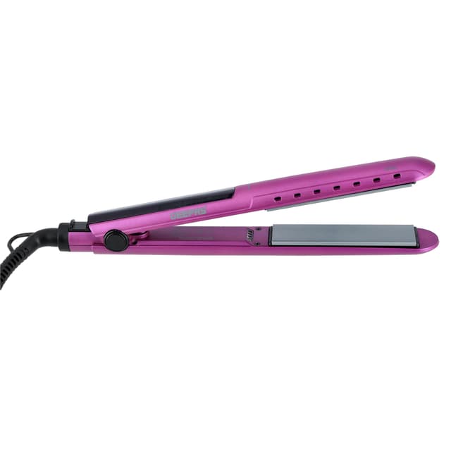 Geepas Easy-Pro 230 Straightener, Ionic Function, GHS86048 | Ceramic Coated Plates Straightener | Digital Display Temperature Control | Ideal for Long & Short Hairs