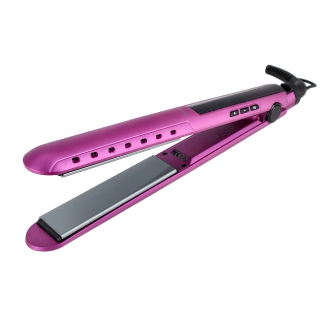 Geepas Easy-Pro 230 Straightener, Ionic Function, GHS86048 | Ceramic Coated Plates Straightener | Digital Display Temperature Control | Ideal for Long & Short Hairs