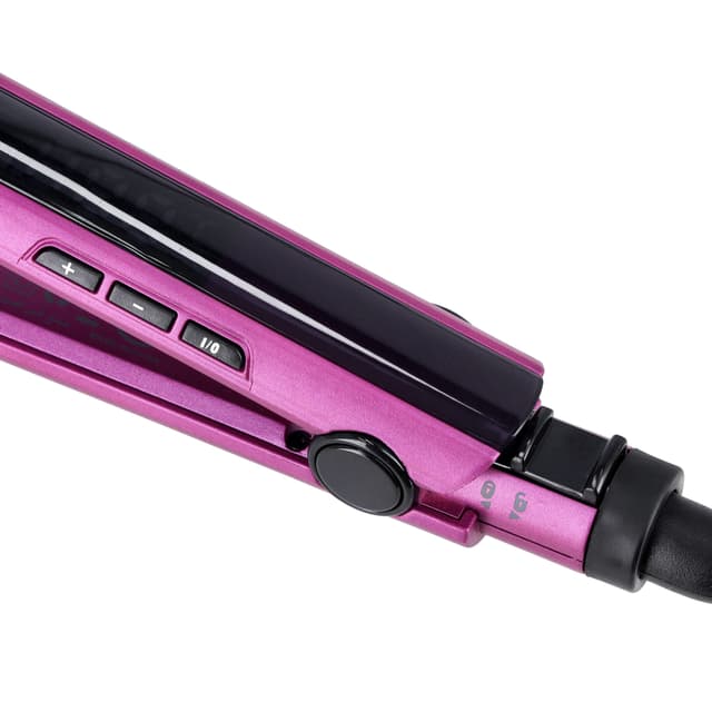 Geepas Easy-Pro 230 Straightener, Ionic Function, GHS86048 | Ceramic Coated Plates Straightener | Digital Display Temperature Control | Ideal for Long & Short Hairs