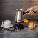 Geepas Electric Turkish Coffee Maker, Stainless Steel Body, GK38050 - 0.8L Capacity,360-Degree Rotation, Non-Automatic Cut Off, Coffee Kettle for Home Office, Food Grade and Safe to Drink, 2 Years Warranty